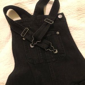 No Boundaries black bib overalls sz S